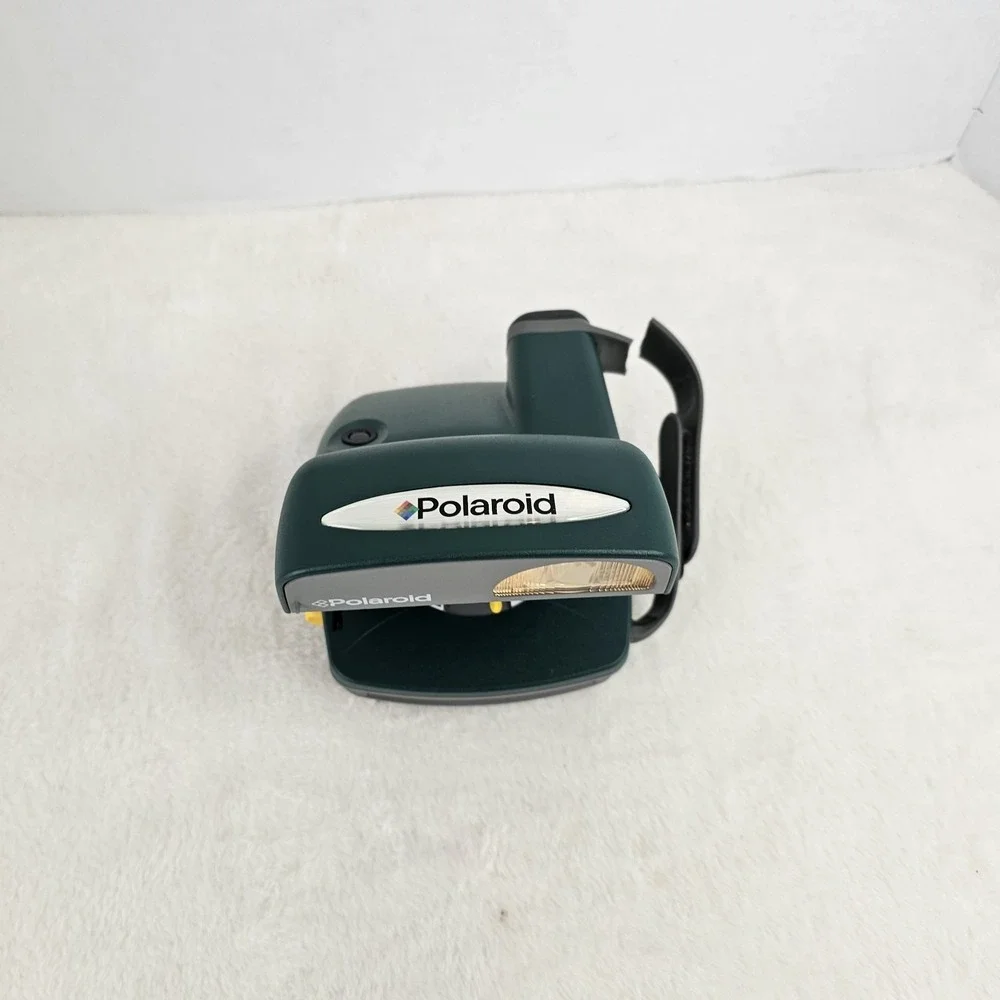 Polaroid Vintage One Step Express Green 600 Instant Film Camera w/Carrying Bag